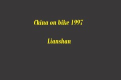 China on bike: Lianshan