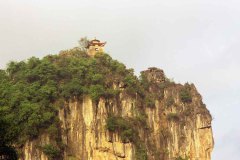 Tempeltje op berg (Yangshuo, 1997)