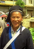 Markt Lianshan, vrouwYao stam