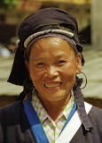 Markt Lianshan, vrouwYao stam