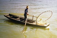 Visser met rondnet