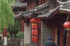Ochtendwandeling in oude stad Lijiang