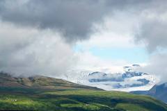 Uitzicht op gletsjer Vatnajokull