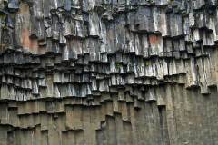 Basaltkolommen  bij waterval Svartifoss