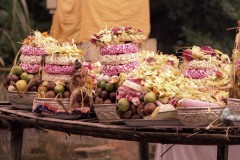 Tempelfeest, offertjes (Bali, 1981)