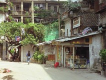 01.11 Straat in Guangzhou 01.11 Straat in Guangzhou