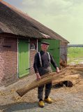 Boer in klededracht (Staphorst, 1990)