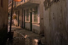 Straatje na regen