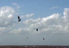 Kitesurfen bij de Oesterdam (Tholen, 2019)