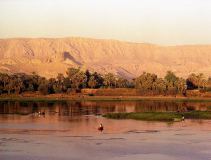 2000-M10-10 Nijl bij zonsondergang (Egypte, 2000)