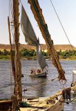 Felukka in haven (Aswan, 2000)